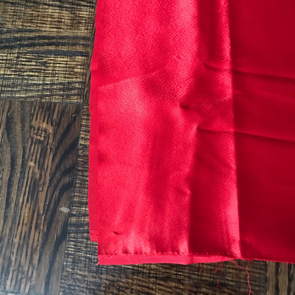Red Polyester Fabric - Picture 4 of 4